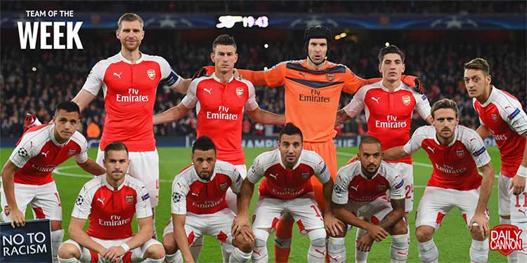 Arsenal team of the week