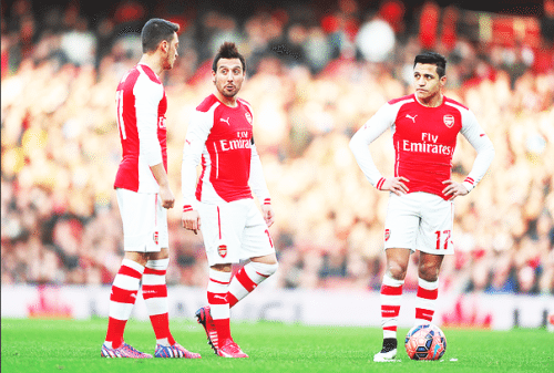 Three is the magic number, Mesut Ozil, Santi Cazorla and Alexis
