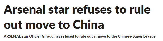 giroud china headline