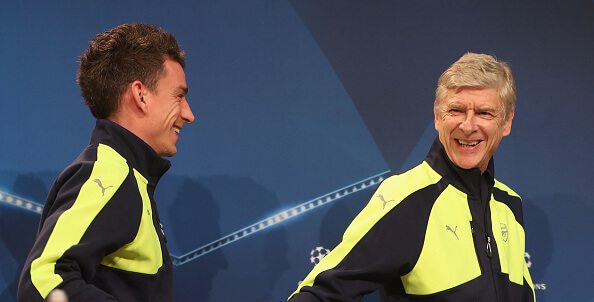 Kos and The Boss looking relaxed ahead of the Bayern Munich showdown (Photo by Alexandra Beier/Bongarts/Getty Images)