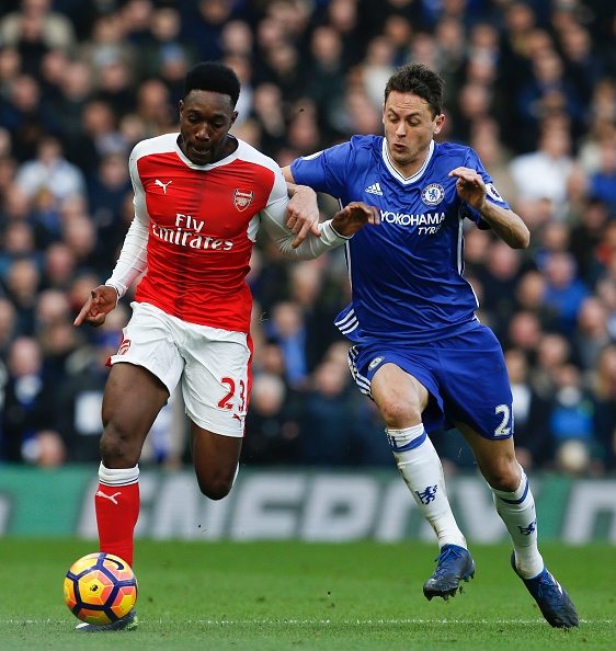 Welbeck in a second-half cameo against Chelsea