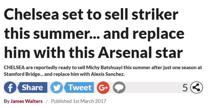 alexis to chelsea daily star