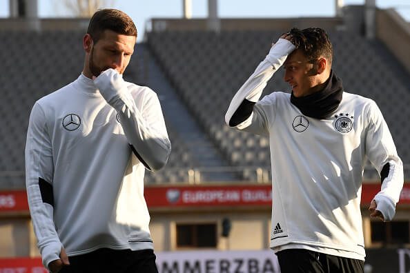 Shkodran Mustafi & Mesut Ozil