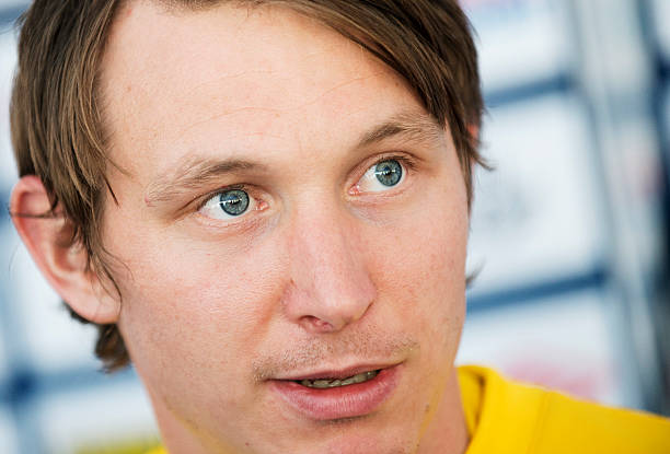 Kim Kallstrom in a press conference (JONATHAN NACKSTRAND / AFP / GettyImages)