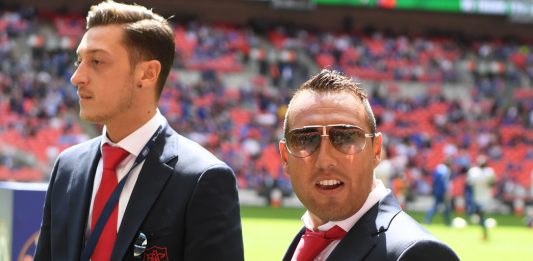 LONDON, ENGLAND - AUGUST 06: Santi Cazorla of Arsenal before the FA Community Shield match between Chelsea and Arsenal at Wembley Stadium on August 6, 2017 in London, England. (Photo by Stuart MacFarlane/Arsenal FC via Getty Images)
