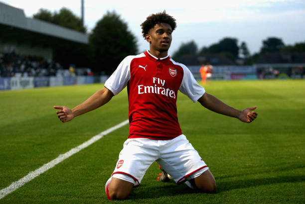 Reiss Nelson (Photo by Alex Pantling/Getty Images)