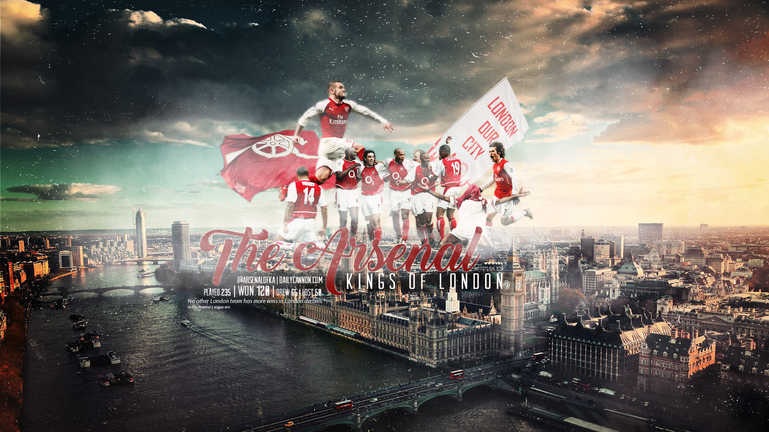 Arsenal Official Kings Of London Wallpaper