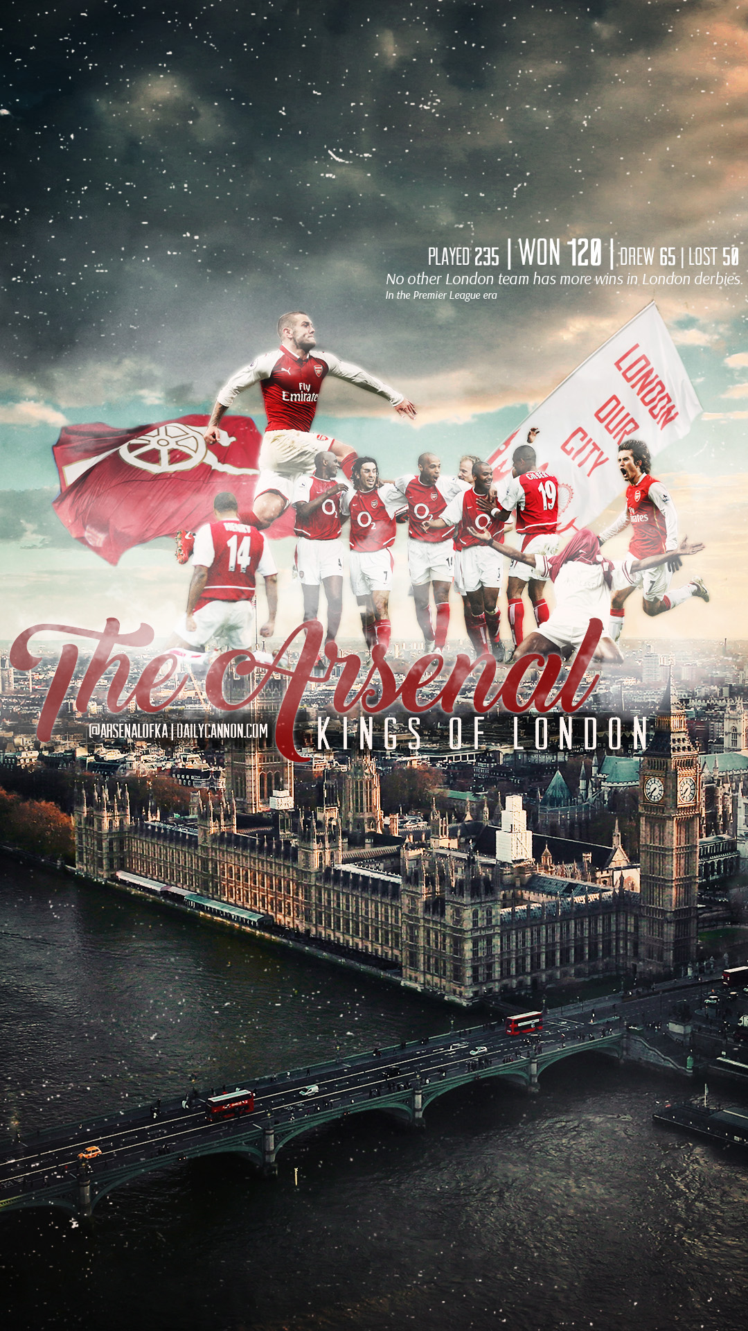 Arsenal Official Kings Of London Wallpaper