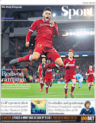 telegraph backpage 5 april 2018