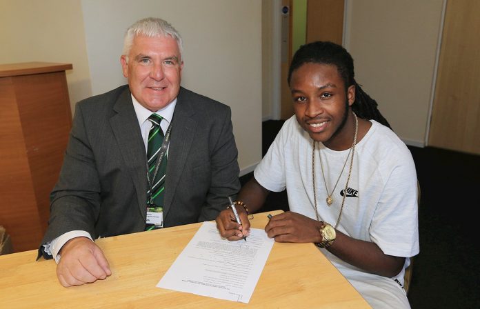 Tafari Moore signing for Plymouth Argyle