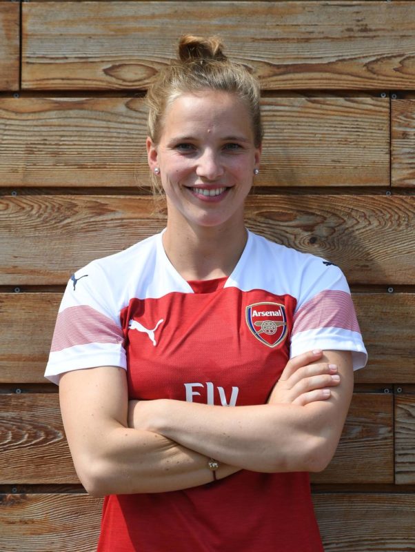 Tabea Kemme signs for Arsenal Women. Arsenal Women Signings. Arsenal Training Ground. London Colney, Herts, 22/5/18. Credit : Arsenal Football Club / David Price.