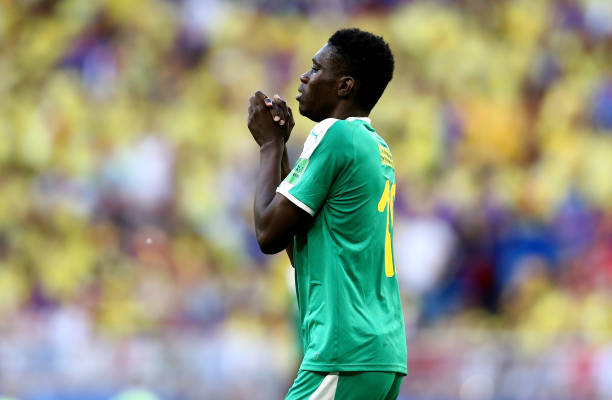 SAMARA, RUSSIA - JUNE 28: Ismaila Sarr of Senegal reacts during the 2018 FIFA World Cup Russia group H match between Senegal and Colombia at Samara Arena on June 28, 2018 in Samara, Russia. (Photo by Maddie Meyer/Getty Images)