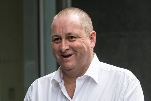 LONDON, ENGLAND - JULY 10: Owner of Sports Direct and Newcastle United, Mike Ashley, arrives at the High Court on July 10, 2017 in London, England. Mr Ashley is defending himself against a lawsuit filed by former business associate Jeff Blue. (Photo by Carl Court/Getty Images)