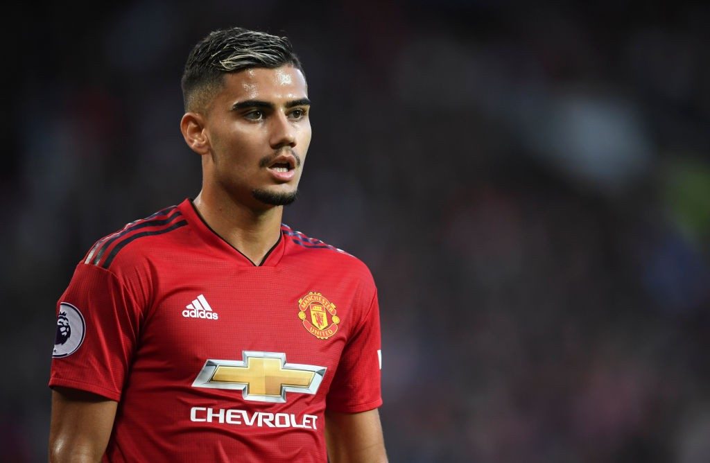 MANCHESTER, ENGLAND - AUGUST 10: Andreas Pereira of Manchester United looks on during the Premier League match between Manchester United and Leicester City at Old Trafford on August 10, 2018 in Manchester, United Kingdom. (Photo by Michael Regan/Getty Images)