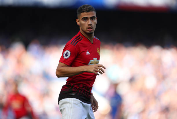 LONDON, ENGLAND - OCTOBER 20: Andreas Pereira of Manchester United during the Premier League match between Chelsea FC and Manchester United at Stamford Bridge on October 20, 2018 in London, United Kingdom. (Photo by Catherine Ivill/Getty Images)