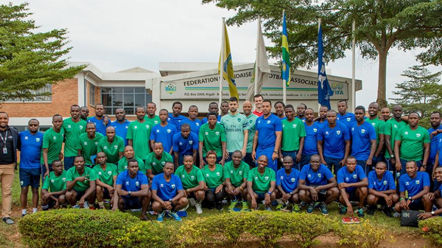 Arsenal coaches visit Rwanda for football clinic