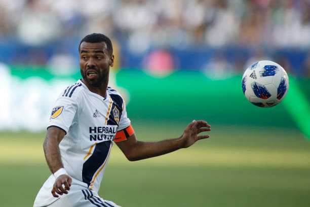 CARSON, CA - JULY 29: Ashley Cole #3 of the Los Angeles Galaxy dribbles the ball down the field at StubHub Center on July 29, 2018 in Carson, California. (Photo by Katharine Lotze/Getty Images)
