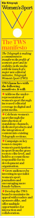 190331 daily telegraph sport womens sport manifesto