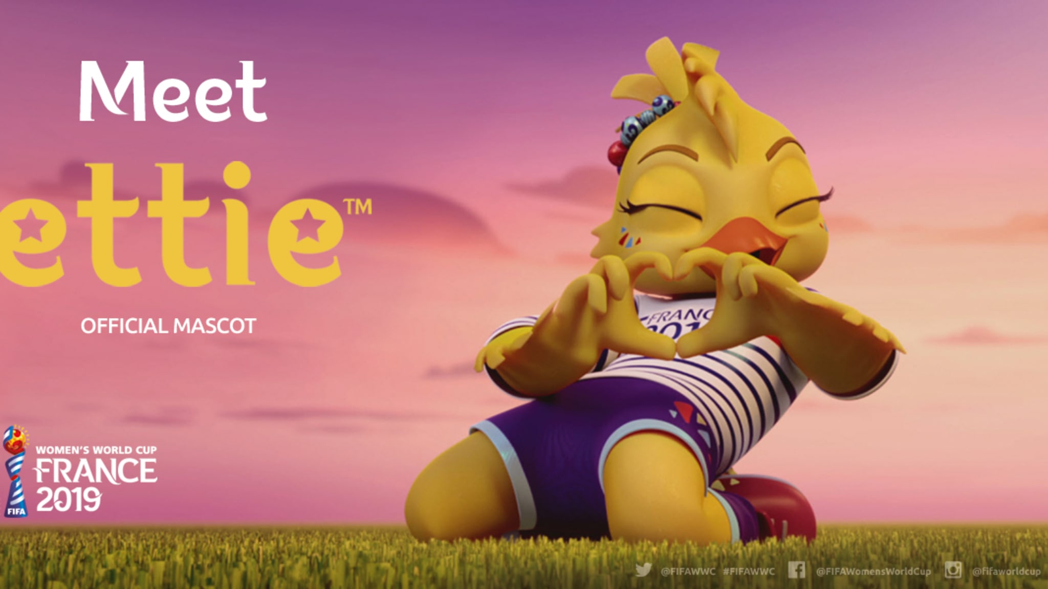 ettie official mascot wwc fifa womens world cup france 2019