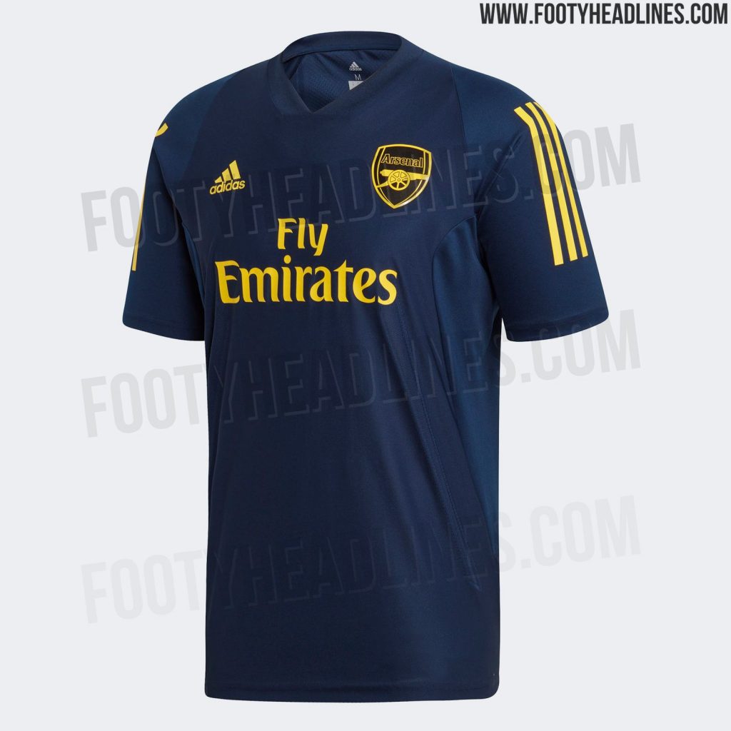 Adidas Arsenal 2019/20 International Training Kit (Photo via FootyHeadlines.com)