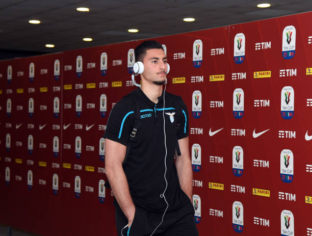 ROME, ITALY - MAY 15: Thomas Strakosha of SS Lazio arrival before the TIM Cup Final match between Atalanta BC and SS Lazio at Stadio Olimpico on May 15, 2019 in Rome, Italy. (Photo by Claudio Villa/Getty Images for Lega Serie A)