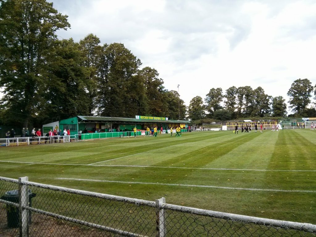 Top Field, home of Hitchin Town FC (Photo by Alistair Lockyer)