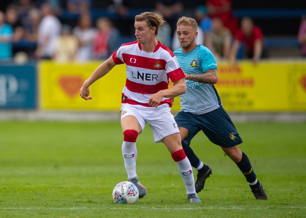 Ben Sheaf with Doncaster Rovers (Photo via Twitter / DRFC_Official)