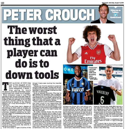daily mail petr cerouch down tools