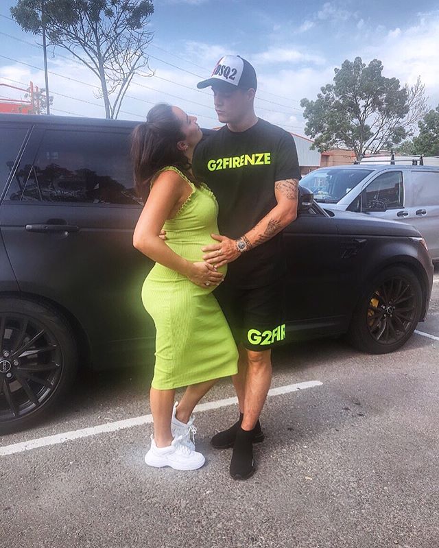 Granit Xhaka and wife Leonita (Photo via Instagram / GranitXhaka)