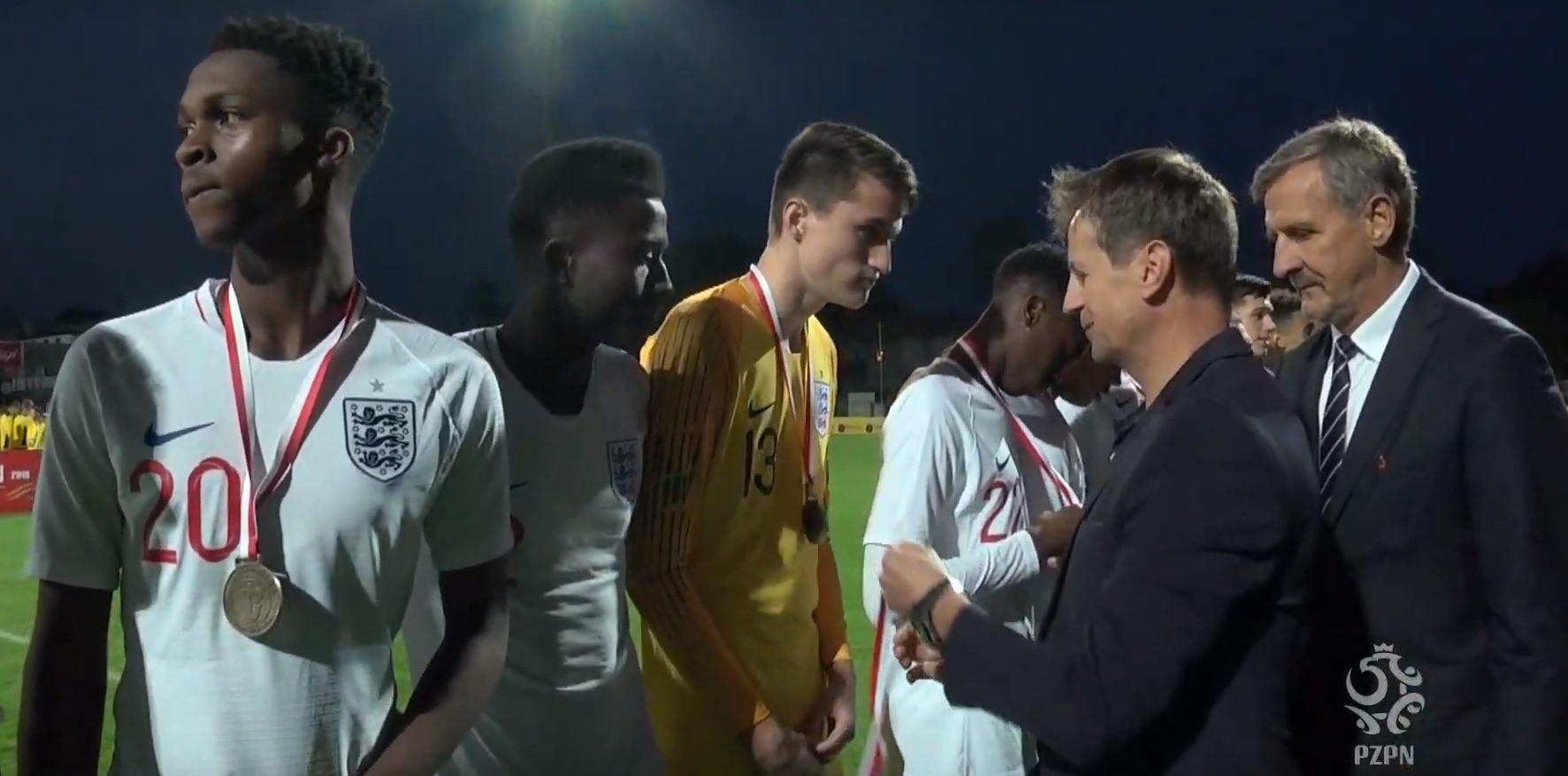 Zane Monlouis wins the Syrenka Cup with England u17s