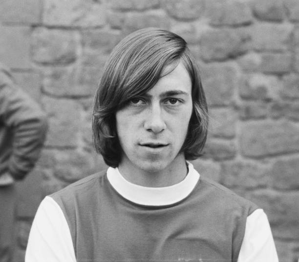 English professional footballer Charlie George, forward with Arsenal FC, posed prior to the start of the 1970-71 football season, 23rd July 1970. (Photo by Evening Standard/Hulton Archive/Getty Images)