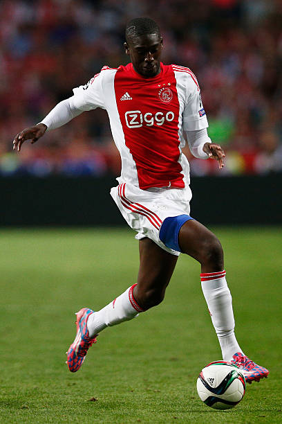 AMSTERDAM, NETHERLANDS - AUGUST 04: Yaya Sanogo of Ajax in action during the third qualifying round 2nd leg UEFA Champions League match between Ajax Amsterdam and SK Rapid Vienna held at Amsterdam ArenA on August 4, 2015 in Amsterdam, Netherlands. (Photo by Dean Mouhtaropoulos/Getty Images)