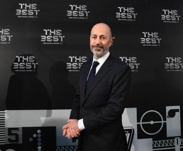MILAN, ITALY - SEPTEMBER 23: Ivan Gazidis attends The Best FIFA Football Awards 2019 at the Teatro Alla Scala on September 23, 2019 in Milan, Italy. (Photo by Claudio Villa/Getty Images)
