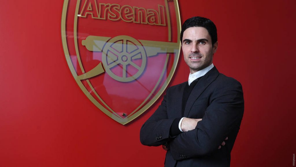 ST ALBANS, ENGLAND - DECEMBER 20: Arsenal Head Coach Mikel Arteta at London Colney on December 20, 2019 in St Albans, England. (Photo by Stuart MacFarlane/Arsenal FC via Getty Images)