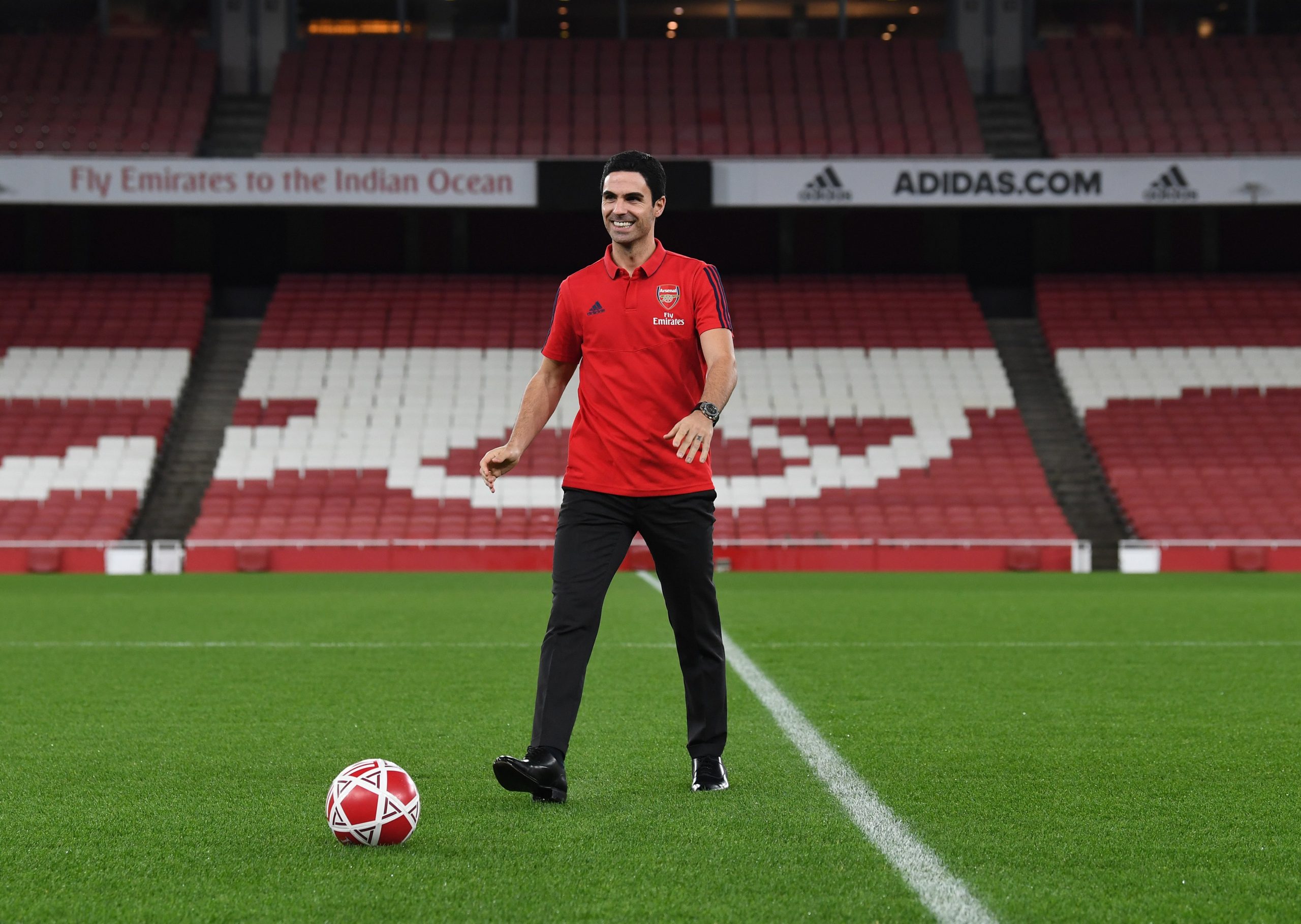 Mikel Arteta via @Arsenal (Photo by Stuart MacFarlane/Arsenal FC via Getty Images)