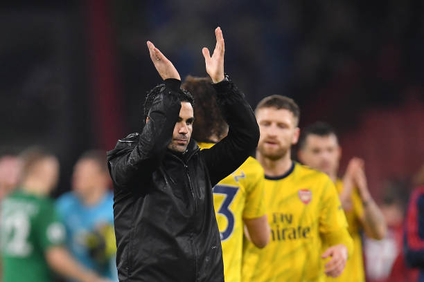 Mikel Arteta's managerial philosophy is becoming clear BOURNEMOUTH, ENGLAND - DECEMBER 26: Mikel Arteta, Manager of Arsenal applauds fans following his team's draw in the Premier League match between AFC Bournemouth and Arsenal FC at Vitality Stadium on December 26, 2019 in Bournemouth, United Kingdom. (Photo by Justin Setterfield/Getty Images)