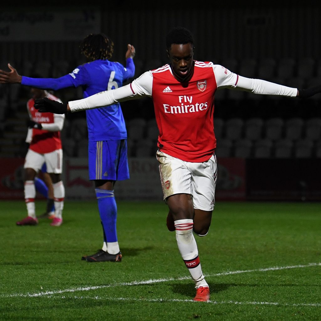 James Olayinka with the Arsenal u23s (Photo via Twitter)
