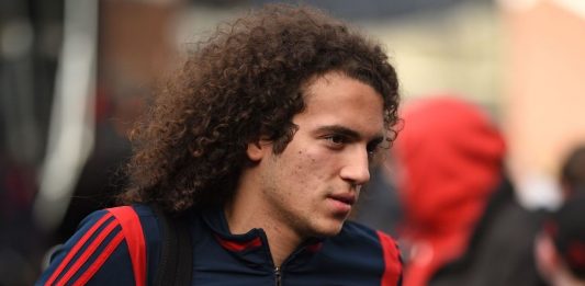 Arsenal's French midfielder Matteo Guendouzi arrives at the ground ahead of the English Premier League football match between Burnley and Arsenal at Turf Moor in Burnley, north west England on February 2, 2020. (Photo by Oli SCARFF / AFP via Getty Images)