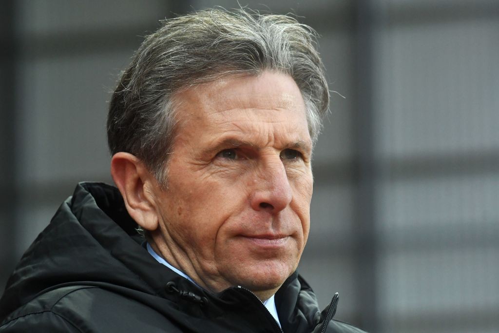 Saint-Etienne's French head coach Claude Puel looks on during the French L1 football match between Stade Brestois 29 and AS Saint-Etienne at the Francis Le Ble stadium in Brest, western France on February 16, 2020. (Photo by Fred TANNEAU / AFP)