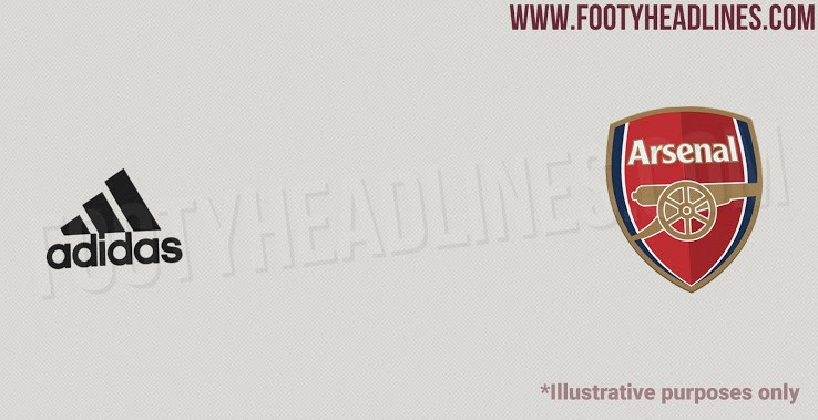 Arsenal 2020-21 away kit design leak (Photos via FootyHeadlines)