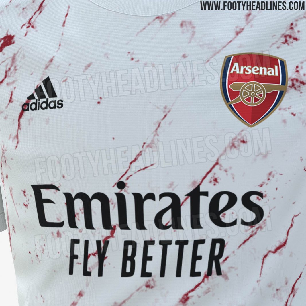 Arsenal rumoured 2020/21 Away Kit (Photo via Footy Headlines)