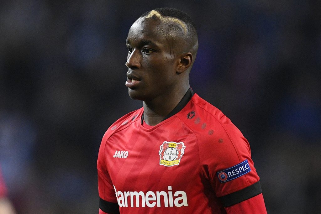 PORTO, PORTUGAL - FEBRUARY 27: Moussa Diaby of Bayer 04 Leverkusen in action during the UEFA Europa League round of 32 second leg match between FC Porto and Bayer 04 Leverkusen at Estadio do Dragao on February 27, 2020 in Porto, Portugal. (Photo by Octavio Passos/Getty Images)