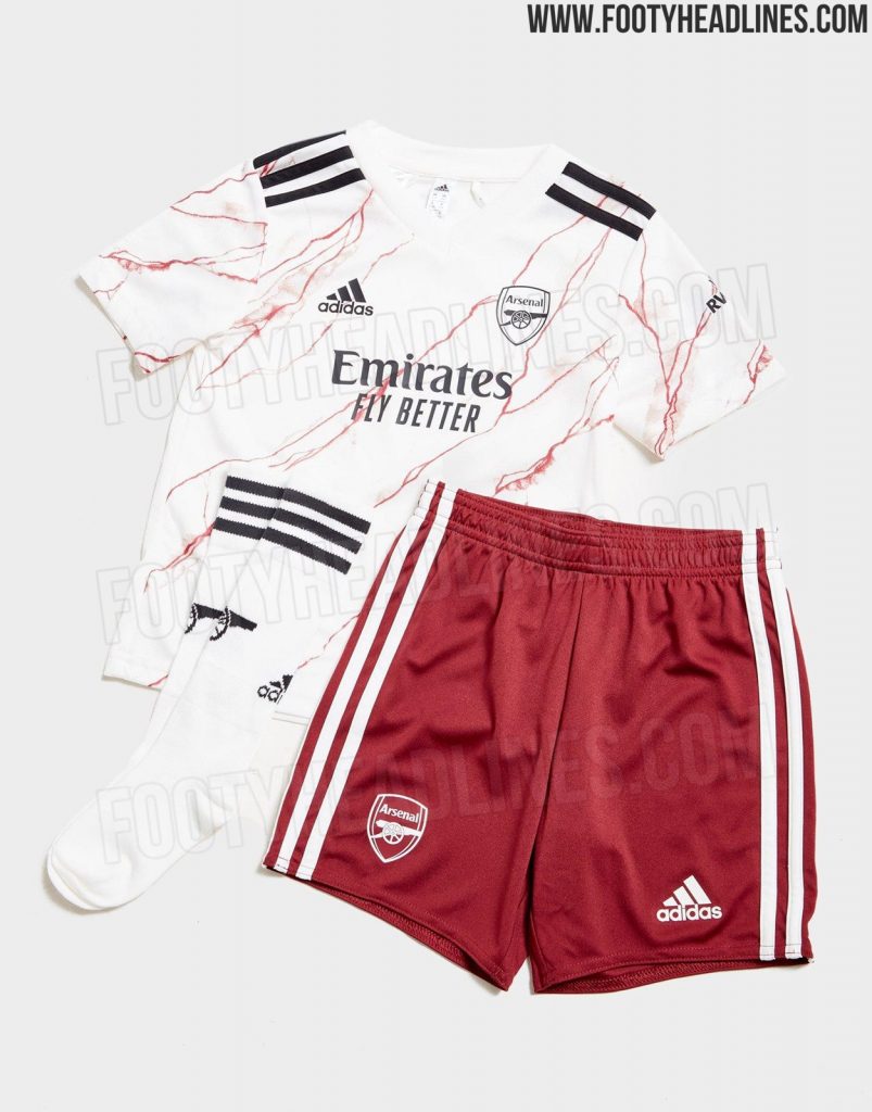 Arsenal 2020/21 Away Kit (Photo via FootyHeadlines.com)