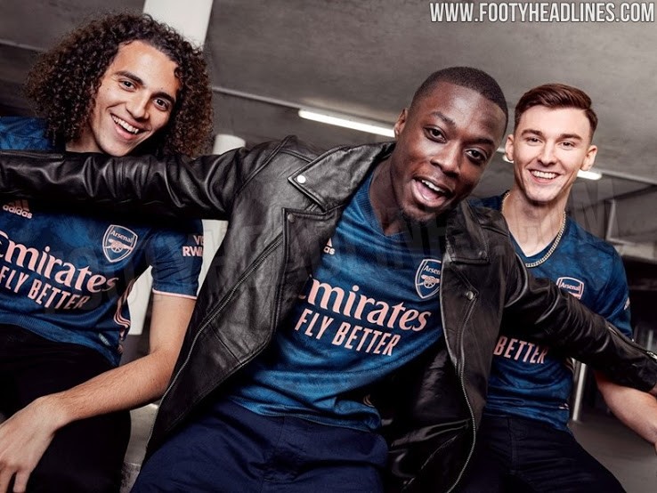 Arsenal Third Kit player pictures (Photo via FootyHeadlines)