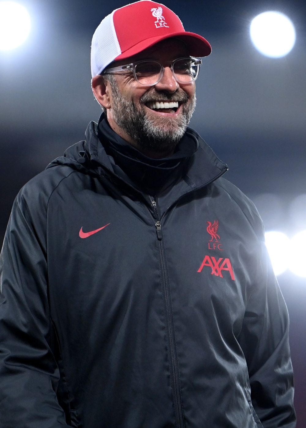 LIVERPOOL, ENGLAND - SEPTEMBER 28: Jurgen Klopp, Manager of Liverpool reacts following his sides victory in the Premier League match between Liverpool and Arsenal at Anfield on September 28, 2020 in Liverpool, England. Sporting stadiums around the UK remain under strict restrictions due to the Coronavirus Pandemic as Government social distancing laws prohibit fans inside venues resulting in games being played behind closed doors. (Photo by Laurence Griffiths/Getty Images)