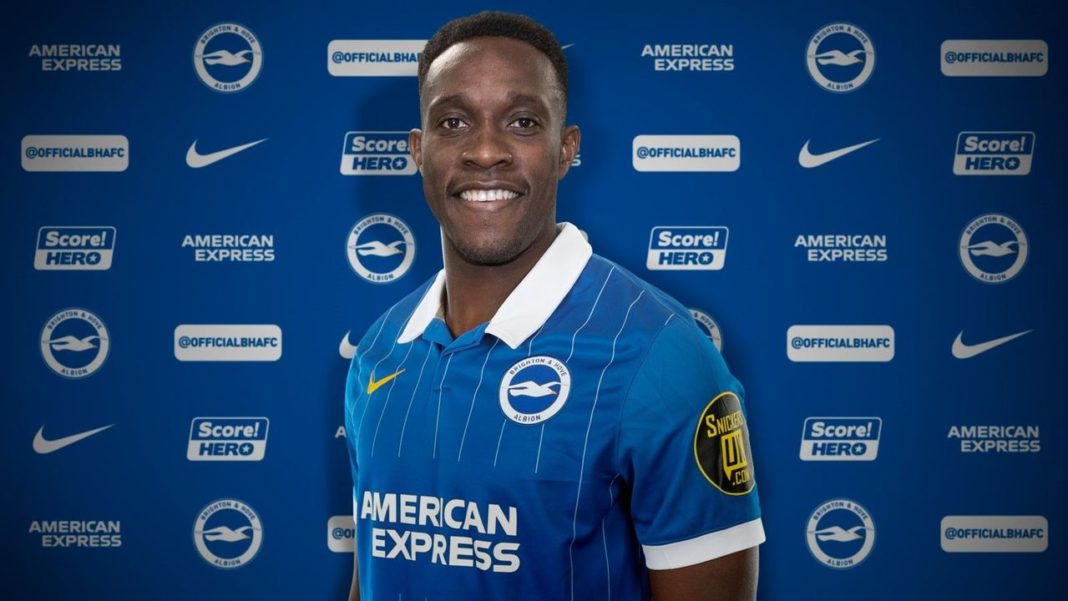 Danny Welbeck with Brighton and Hove Albion (Photo via BHAFC)