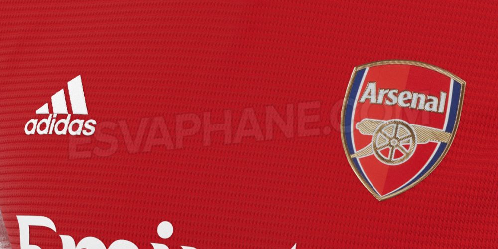Arsenal Home Kit 2021/22 Mock-Up (via Esvaphane.com)