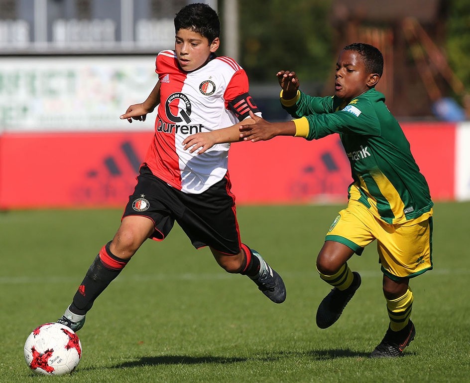 Ismail Oulad M'Hand with Feyenoord (Photo via Arsenal Youth)