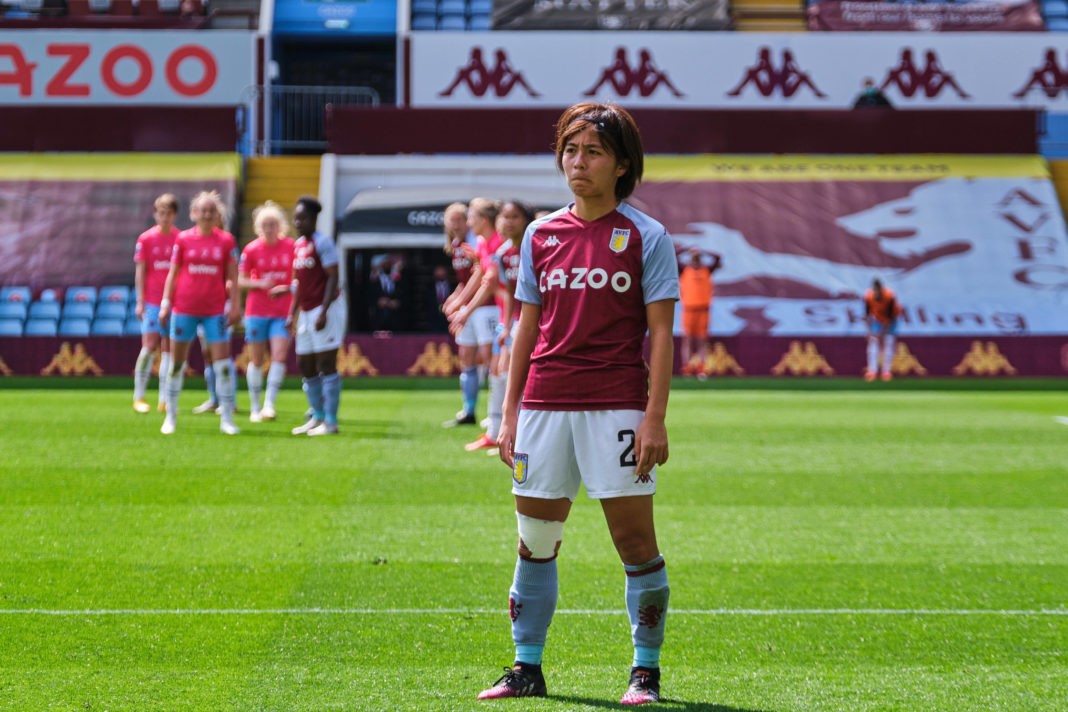 Birmingham, England, May 2nd 202 Mana Iwabuchi 20 Aston Villa in action during the FA Women s Super League match between Aston Villa and West Ham United at Villa Park in Birmingham, England. Womens Super League - Aston Villa v West Ham