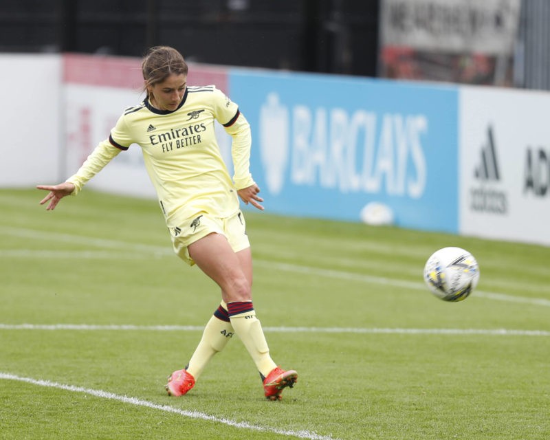 Danielle van de Donk of Arsenal scores during the Vitality Women s FA Cup Fifth Round Proper between galvin-arsenala210516_npRtJ PUBLICATIONxNOTxINxFRA Copyright: Action Foto Sport